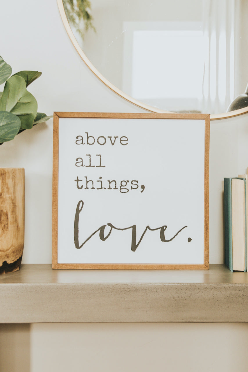 Above All Things Wall Decor