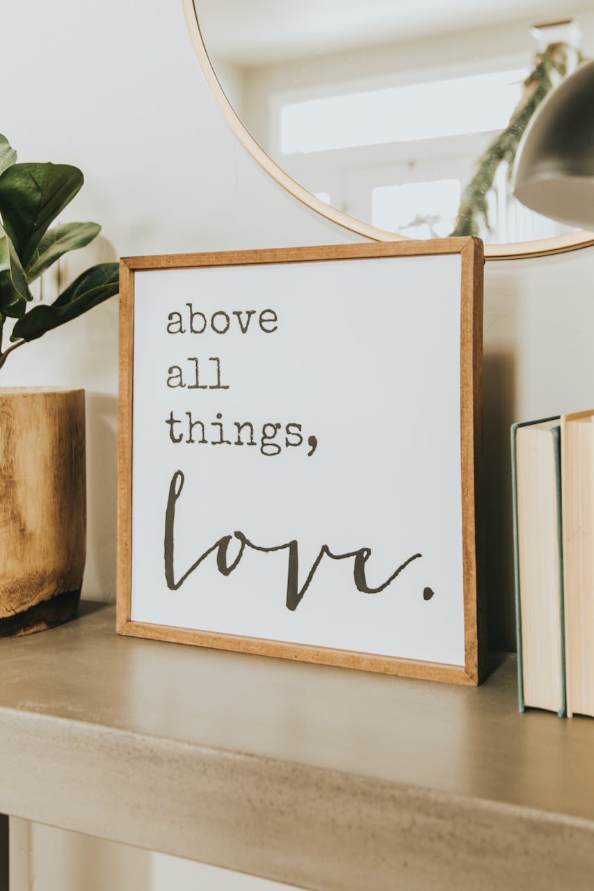Above All Things Wall Decor