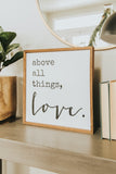 Above All Things Wall Decor