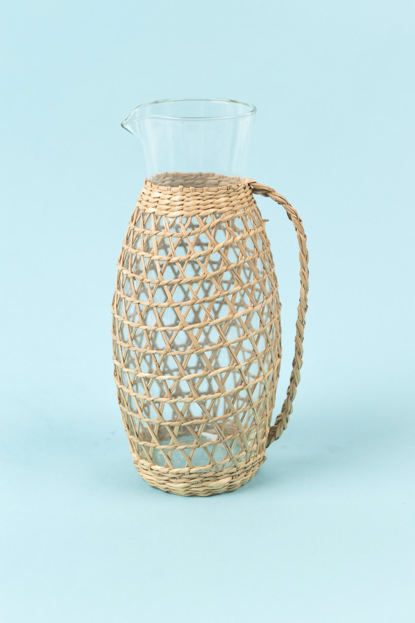 Seagrass Weave Pitcher | ROOLEE