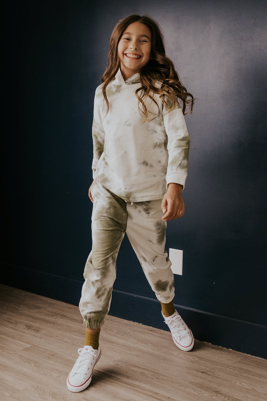 Tie dye kids cute winter top | ROOLEE