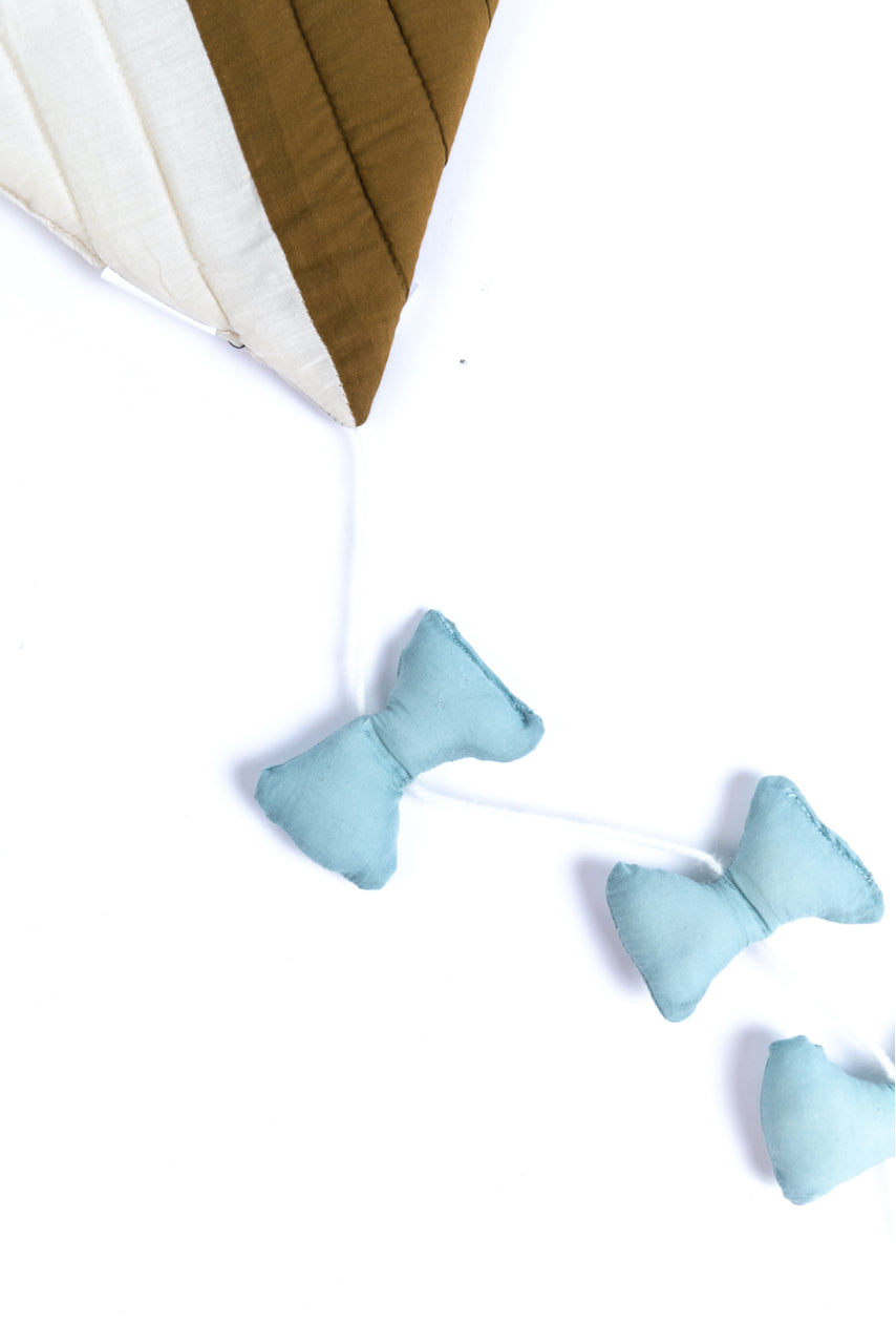 Stuffed Blue Kite Wall Hanging | ROOLEE