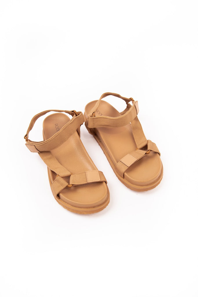 Tan Platform Sandals for Women | ROOLEE
