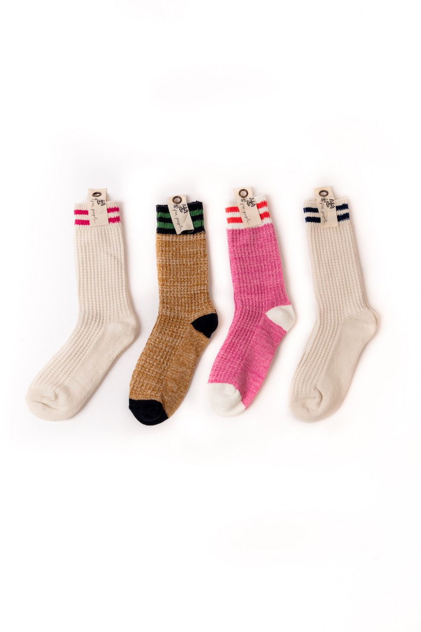 Free People Jackson Cozy Stripe Socks