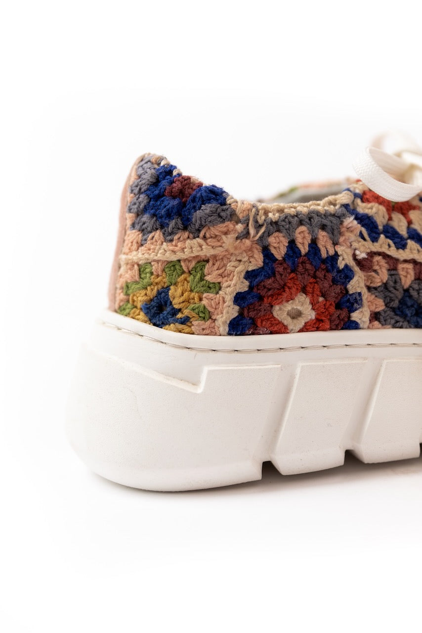 Hand Crocheted Women's Sneakers | ROOLEE