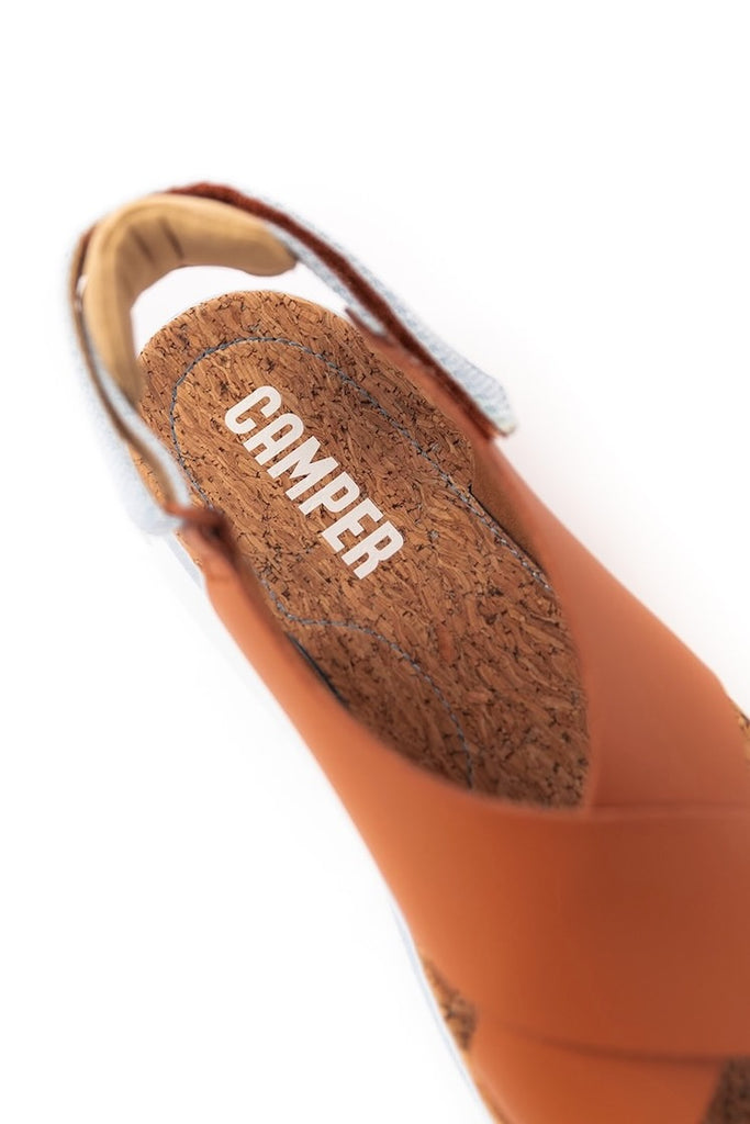 Women's Brown Leather Sandals | ROOLEE