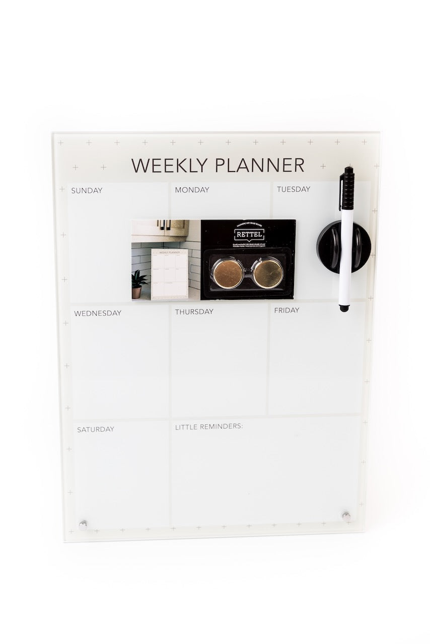 Glass Weekly Planner | ROOLEE