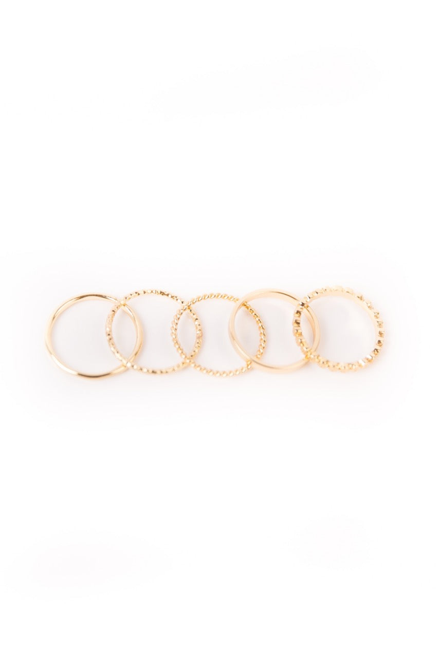 Women's Gold Ring Set | ROOLEE