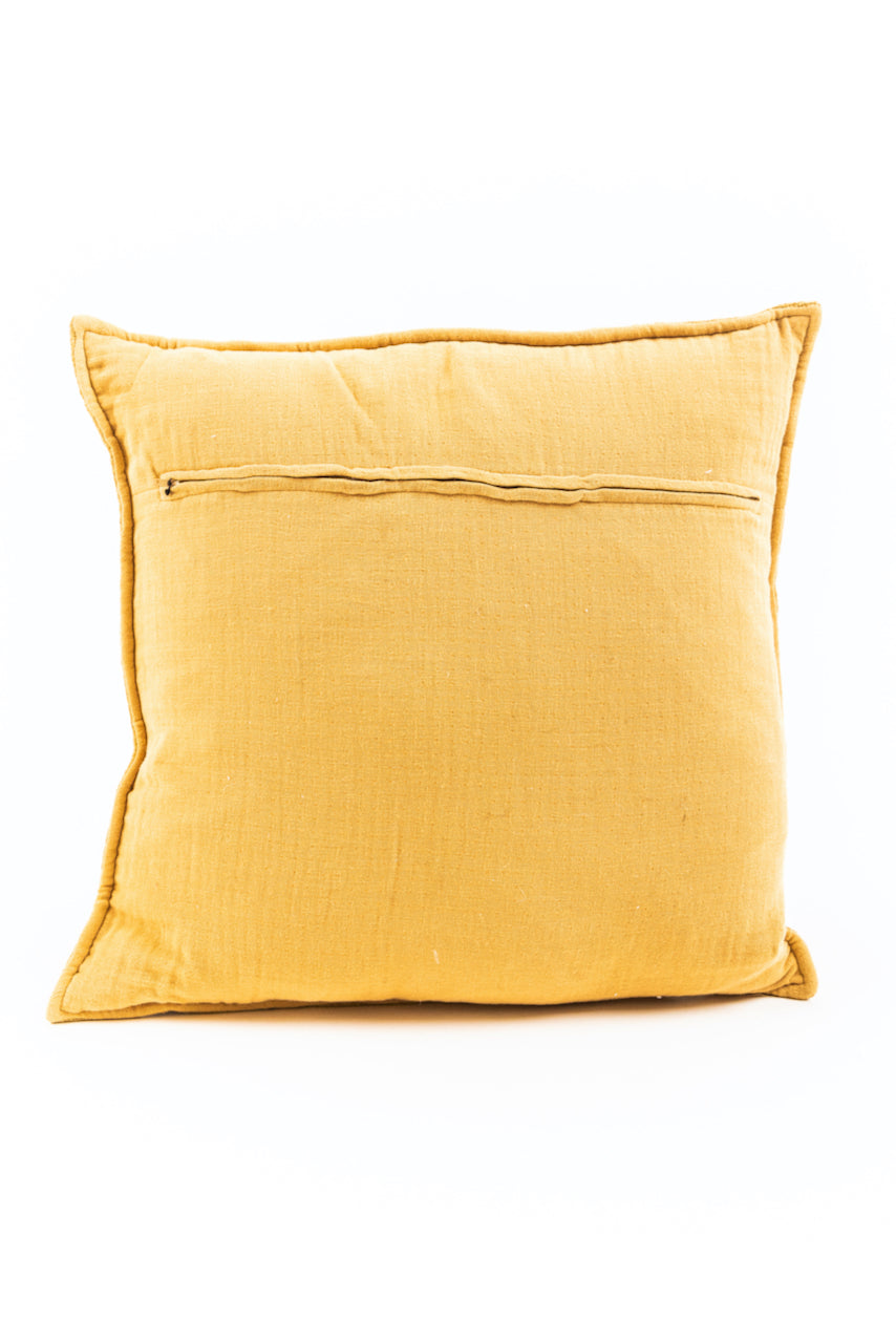 Mustard Throw Pillow | ROOLEE