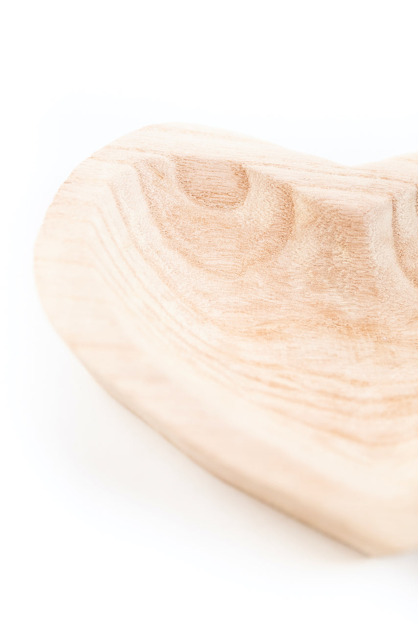 Heart Shaped Wood Bowl | ROOLEE