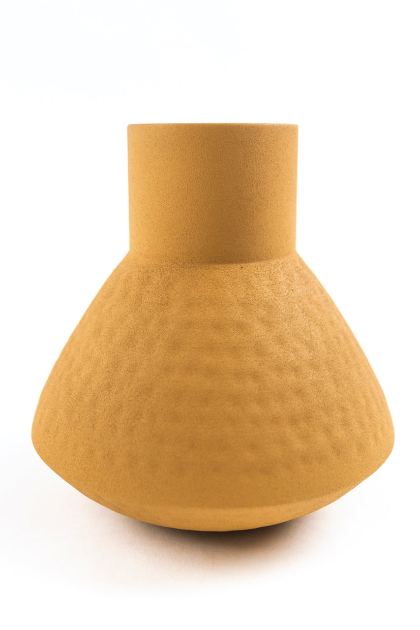 Fontanne Textured Metal Vase