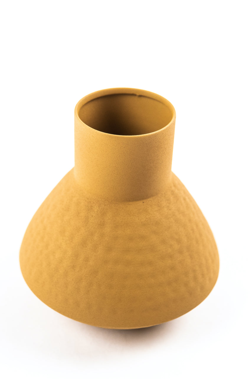 Fontanne Textured Metal Vase