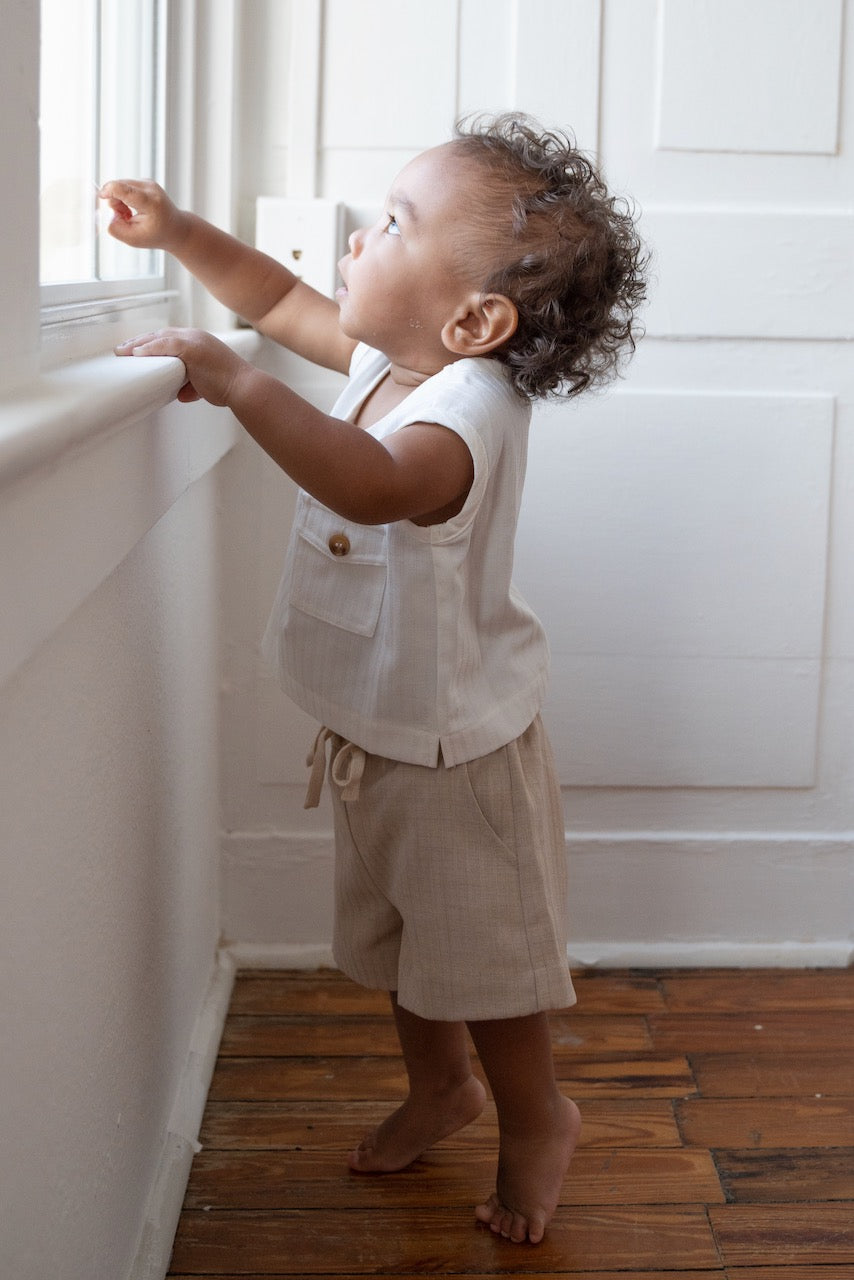 Kids Shorts With A Tie Waist | ROOLEE Kids