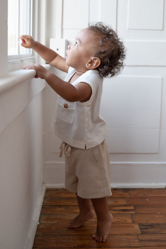 Kids Shorts With A Tie Waist | ROOLEE Kids