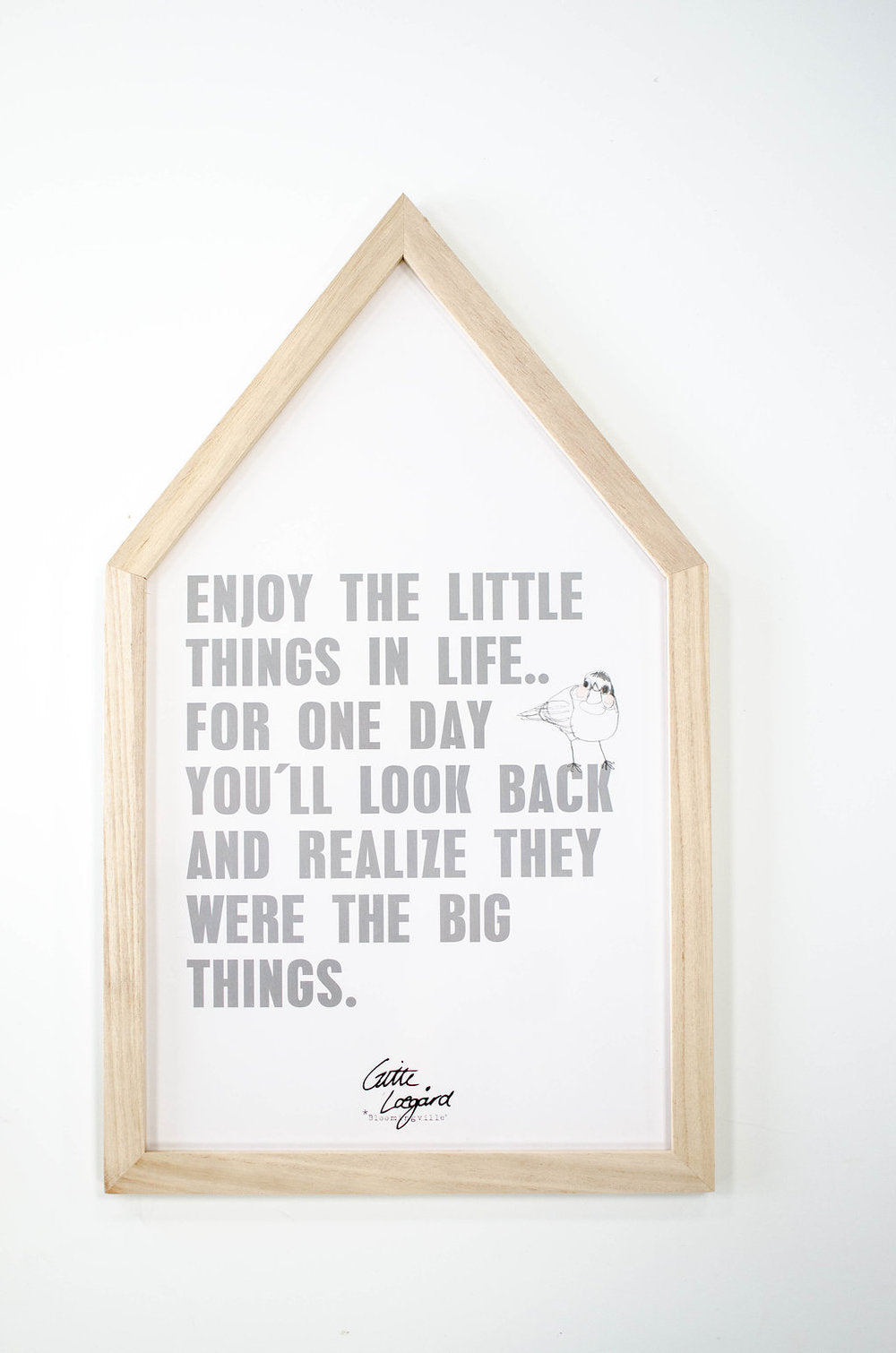 'Enjoy the Little Things' Wall Decor