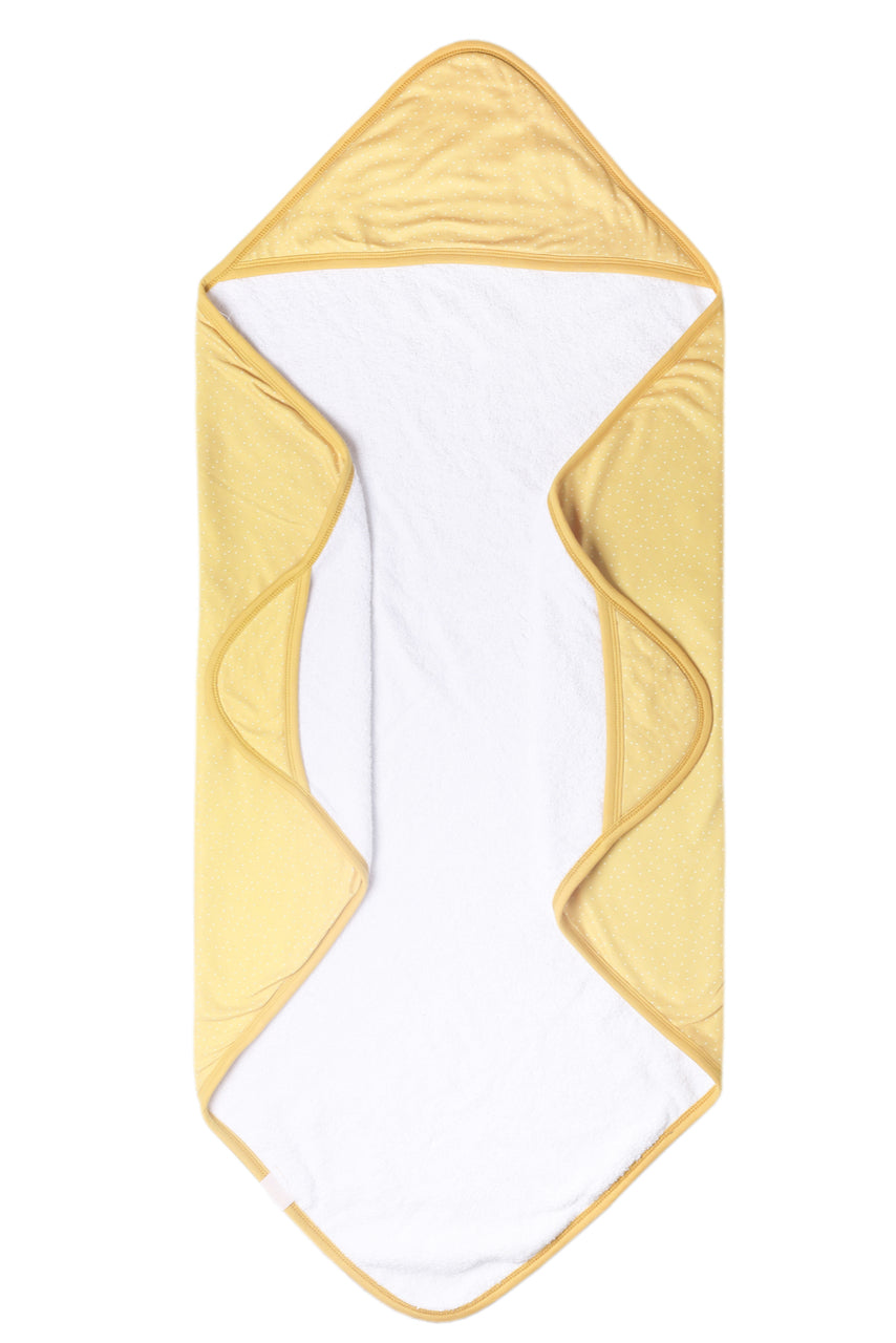 Marigold Knit Hooded Towel