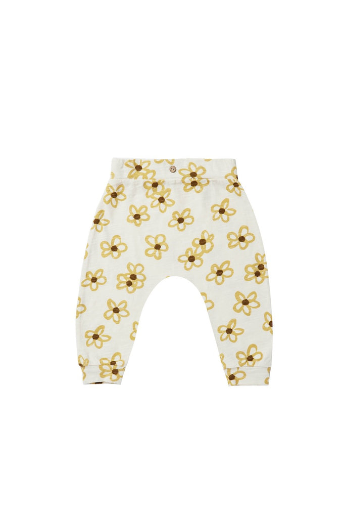 Yellow Floral Pants | ROOLEE Kids
