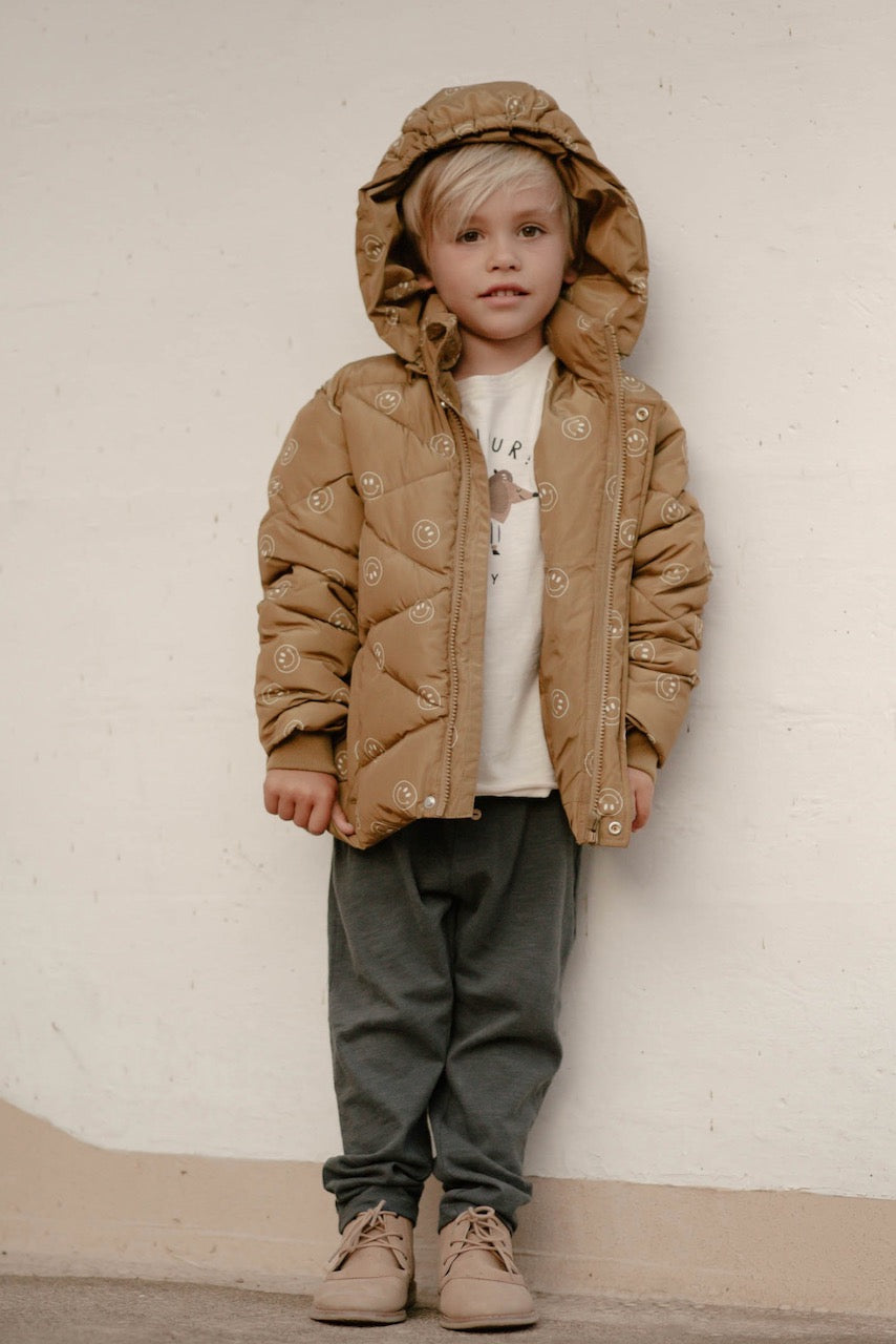 Zara DOUBLE FACED HOODED COAT BEIGE Girl/boy 18-24 Months New With