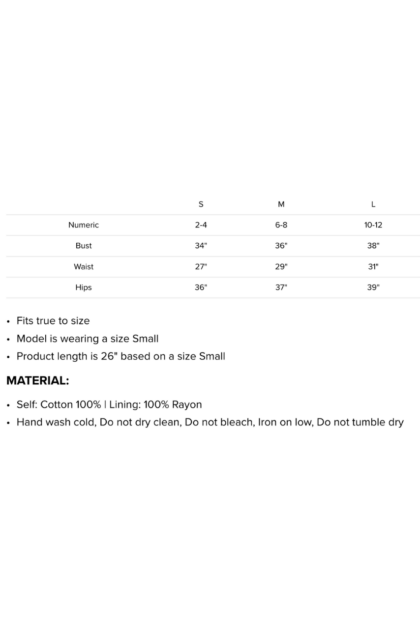 Size Chart For Talkin About Love Eyelet Blouse | ROOLEE