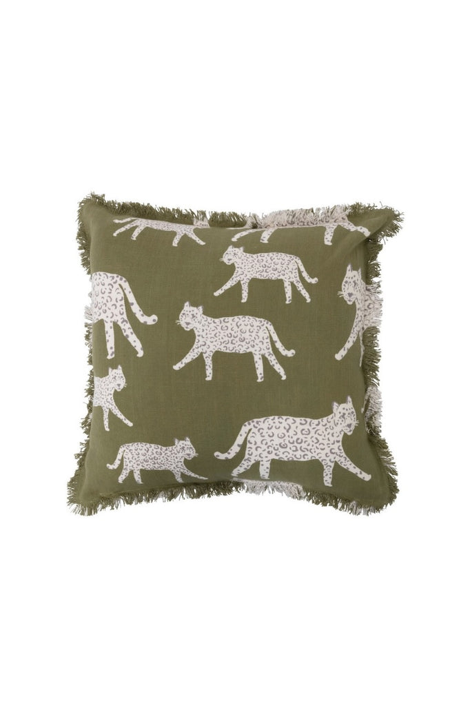 Animal Print Square Pillow | ROOLEE