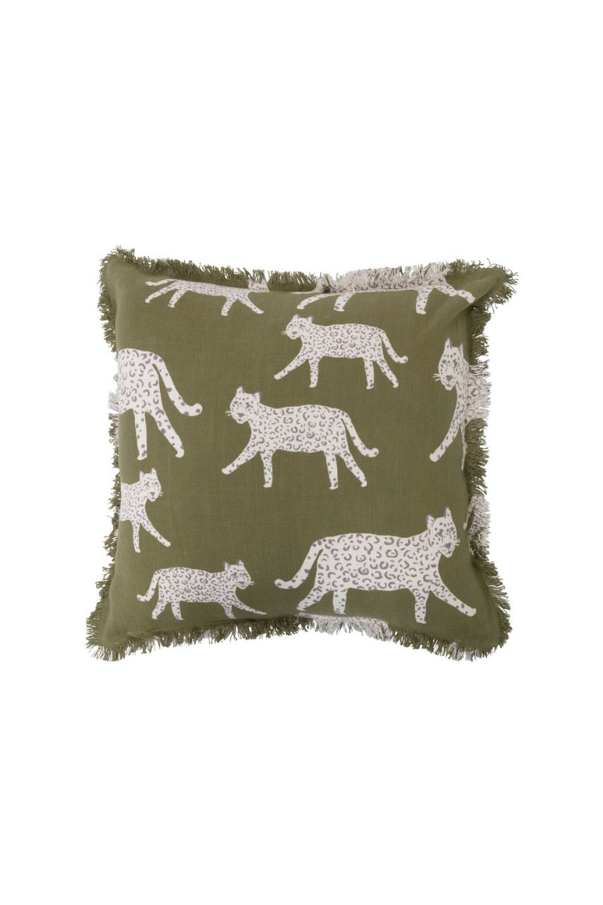 Animal Print Square Pillow | ROOLEE
