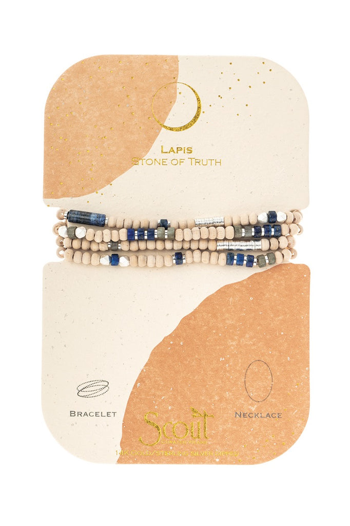 Lapis Convertible Wrap Bracelet | ROOLEE