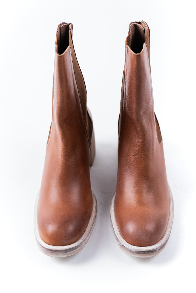 Brown Leather Boots | ROOLEE