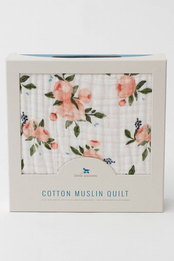 Cotton Muslin Baby Girl Blankets l ROOLEE