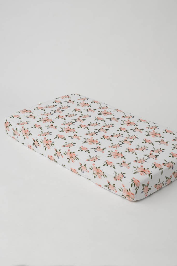 Cute Baby Sheets With Roses l ROOLEE