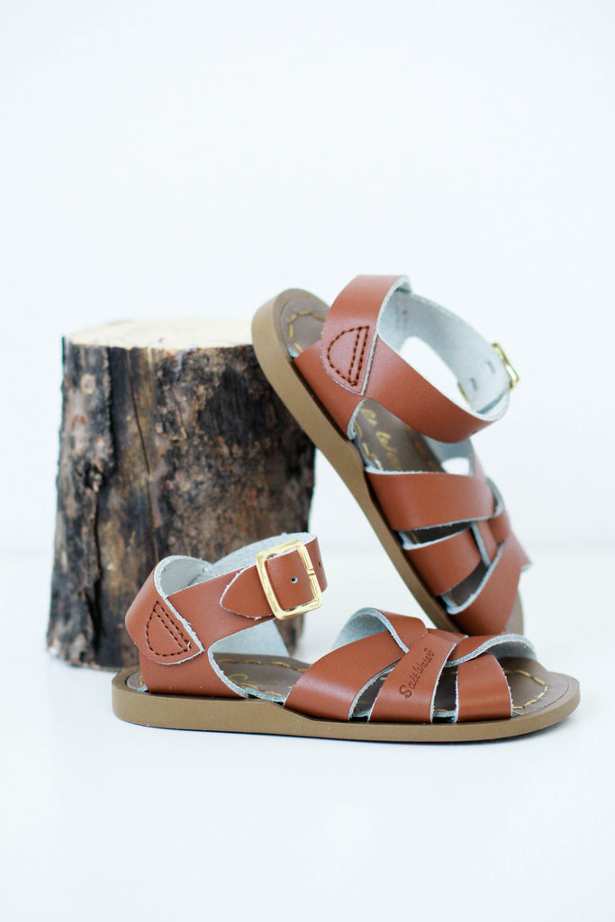 Tan Saltwater Sandals | ROOLEE