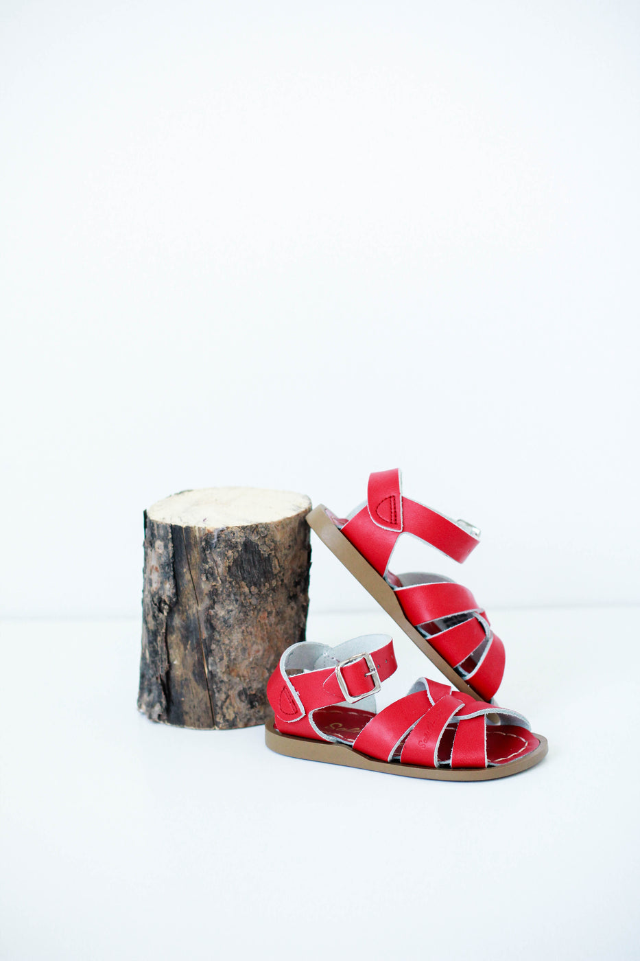 Mini Saltwater Sandals Red | ROOLEE Kids 